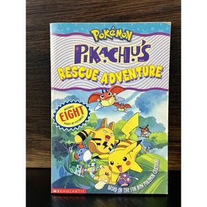 Pokemon Pikachu's Rescue Adventure Scholastic Book 2000 First Printing